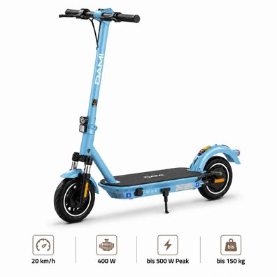 Elektroroller mit Straßenzulassung (ABE), faltbarer E-Scooter für Erwachsene – mit