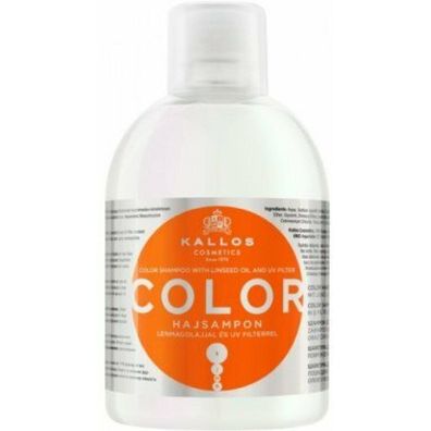 Kallos Cosmetics Kallos Color Hair Shampoo With Linseed Oil And UV Filtr 1000 ml