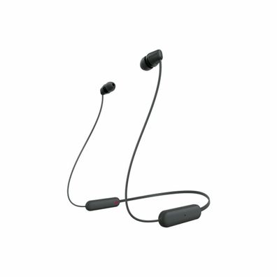 Sony WI-C100B, Kopfhörer (schwarz, Bluetooth, USB-C)