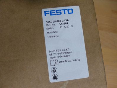 Festo DGSL-25-200-c-y3a DGSL 25200cy3a