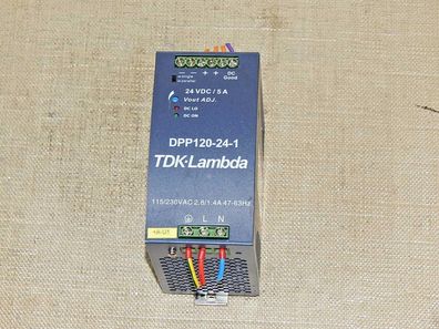 TDK-Lambda DPP-120-24-1 Hutschienen-Netzteil 24 VDC 5A used