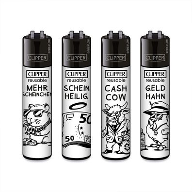 4 Clipper Reibradfeuerzeuge FFX Junkie Tattoo #2