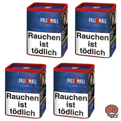 Pall Mall Red Volumentabak / Tabak XXL Dose 4x 71g
