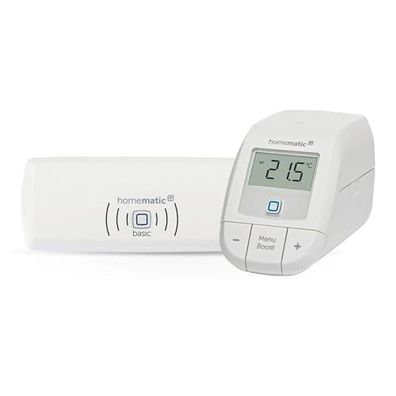 Homematic IP Smart Home Heizungs Starter Set Basic, digitale Heizungssteuerung mit