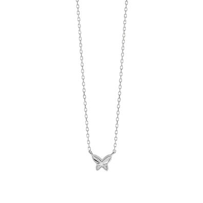 Mabina Kette in Silber 925 Schmetterling 553903
