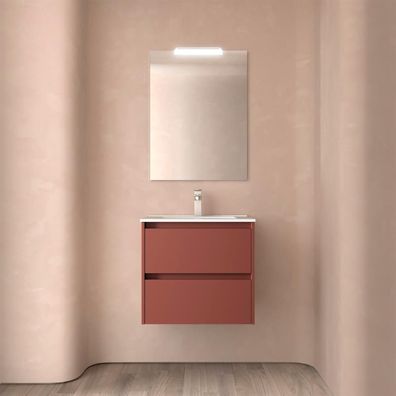 BALTIC Komplett-Set 700 2 Schubladen Red Satin