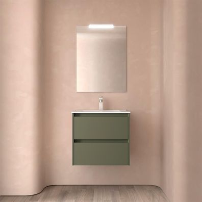 BALTIC Komplett-Set 700 2 Schubladen Green Satin