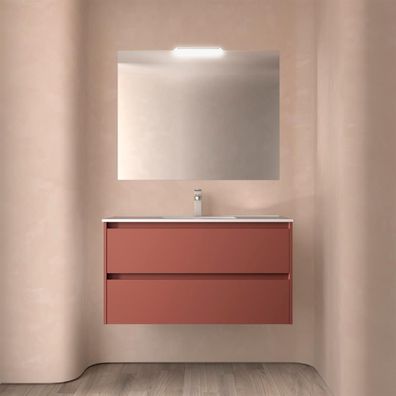 BALTIC Komplett-Set 1000 2 Schubladen Red Satin