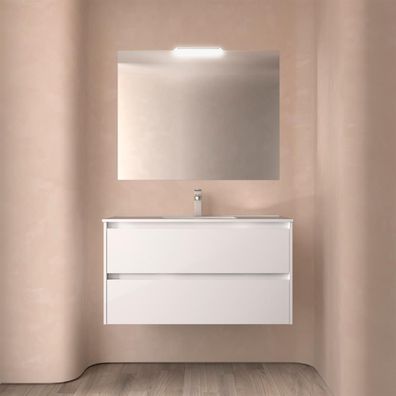 BALTIC Komplett-Set 1000 2 Schubladen White Gloss