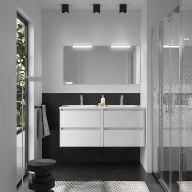 BALTIC Komplett-Set 1200 4 Schubladen White Gloss