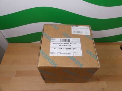 Siemens Dig. Industr. Abgangskasten BD2-AK1/3SD163S14