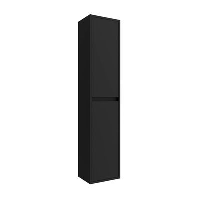 Hochschrank BALTIC 1400mm BLACK SATIN