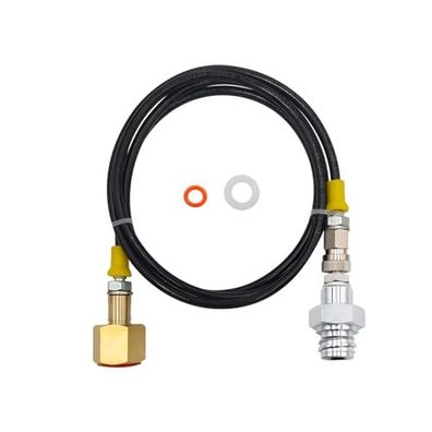 rovrai CO?-Adapter-Hochdruckschlauch für Grohe Blue Home, 1,5 m