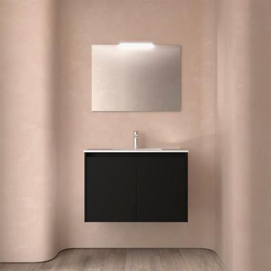 BALTIC Komplett-Set 800 2 Türen Black Satin