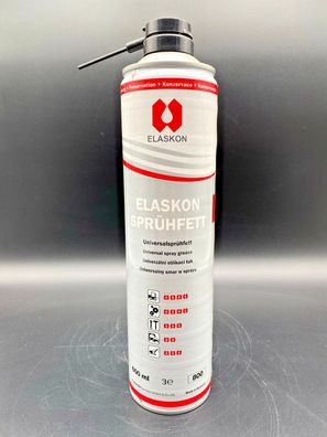 Elaskon Sprühfett 600ml Schmiermittel Spray Schmierfett Rostschutz