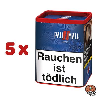 Pall Mall Red Volumentabak / Tabak XXL Dose 5x 71g