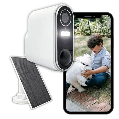 Konyks Camini Air 2 Solar – WiFi Kamera, Solarpanel, Nachtvision