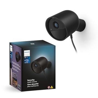 Philips Hue Secure HD Sicherheitskamera, Innen & Außen, Smart App