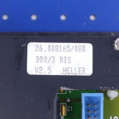 Heller Uni-Pro Bedienpanel 26.008165/080BB0/3 BIS V2.5