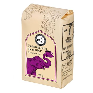 Rauf Tee Schwarzer Tee Darjeeling Extra Blend GFOP