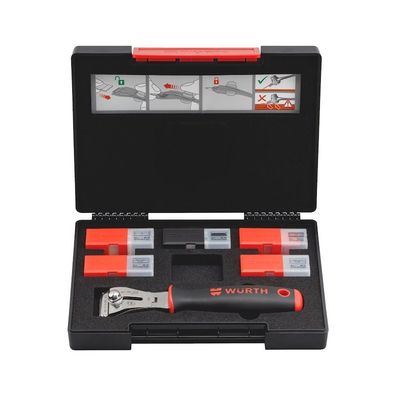 Würth Klingenschaber m Schnellklemmung Set im ABS-Kasten