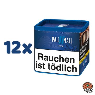 Pall Mall Blue / Blau Zigarettentabak / Stopftabak Dose 12x 38g