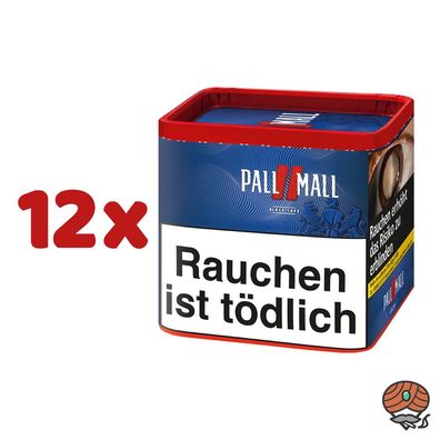Pall Mall Red Volumentabak/Tabak/Stopftabak Dose 12x 38g