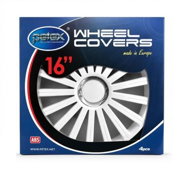 Petex Radblenden Set Radical Pro White 16"