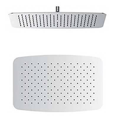 Beitz & Walz AqvaShower Kopfbrause 550 x 350 x 2 mm / Edelstahl-poliert