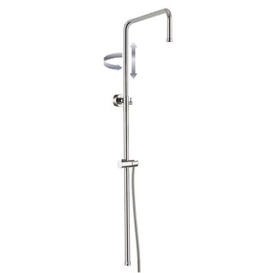 Beitz & Walz Aqvadesign Standbrause 90°x90°/ohne alles/ chrom