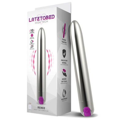 Renee Vibe 10 Vibrationsfunktionen 18,5 cm USB Silber