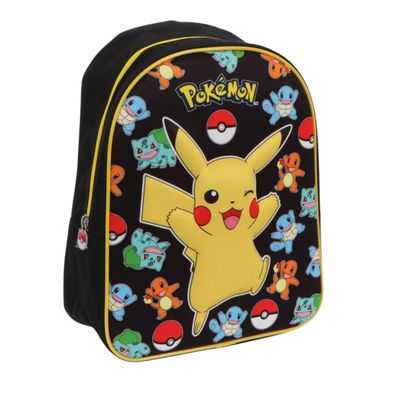 Pokemon 3D Rucksack Kinder für Kindergarten Schule Freizeit und Ausflüge