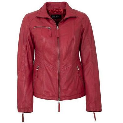Jilani - Damen Lederjacke Lammnappa mangolie