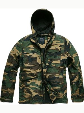 Vintage Industries Outdoorjacke Levin Jacket Woodland Camo