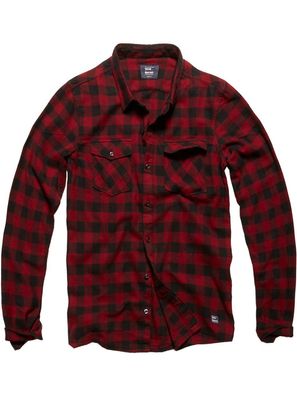 Vintage Industries Karo-Hemd Harley Shirt Red Check - Harley