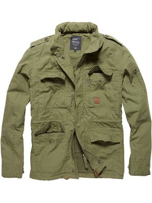 Vintage Industries Übergangsjacke Parka Cranford Jacket Olive Drab