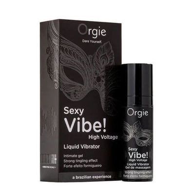 Fluessiger Stimulationsgel fuer erregende Vibrationsmomente - Orgie Vibrator Gel, 15