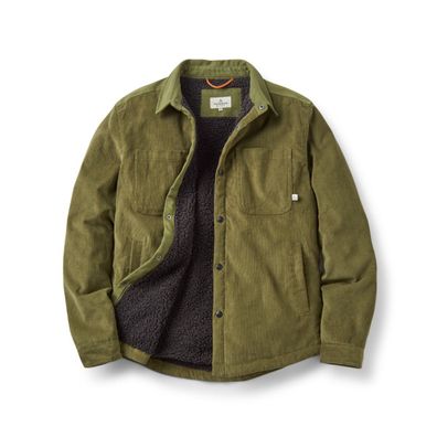 Passenger Cord Jacke Kodiak 2.0 Lined gefüttert khaki - Größe: S