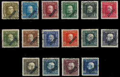Österreich Feldpost Serbien Nr 22-42 gestempelt X7C21AA