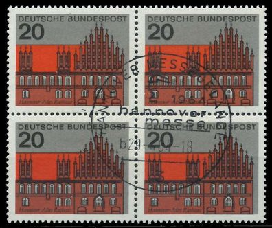 BRD 1964 Nr 416 zentrisch gestempelt Viererblock X7EB07A