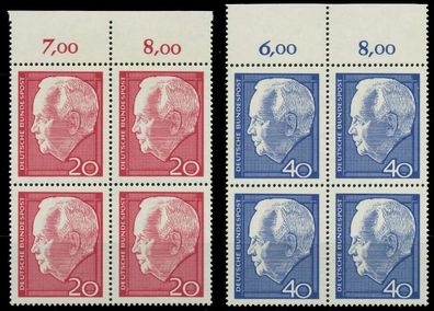 BRD 1964 Nr 429-430 postfrisch Viererblock ORA X7ECCC2