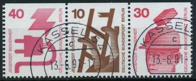 BERLIN Zusammendruck Nr W53 gestempelt 3ER STR X805612