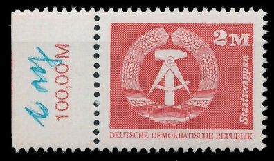 DDR DS AUFBAU IN DER Nr 2550v RWZ II postfrisch ORA XAB5436