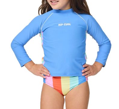 RIP CURL Kids UV-Schutz Longsleeve Sunshine Revival cornflower blue