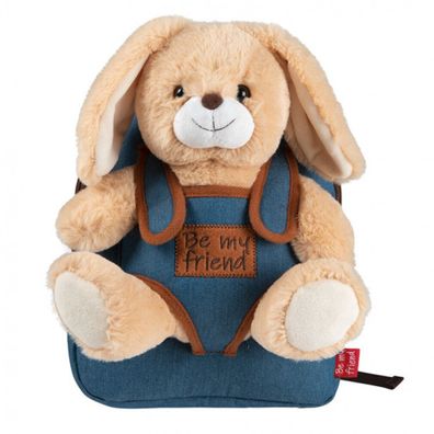 Perletti Backpack Denim Bob Bunny 2.7 Liter Blue/Brown