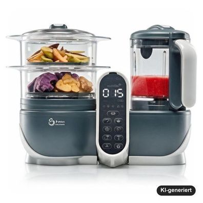 Babymoov Nutribaby( + ) 6-in-1 Babynahrungszubereiter Industrial Grey 2200 ml
