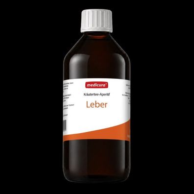 Kräutertee-Aperitif-Leber - 500 ml Glasflasche