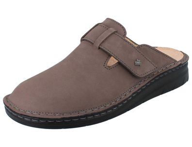 FINN Comfort Petare Damen Herren Clog beige rock Nubukleder