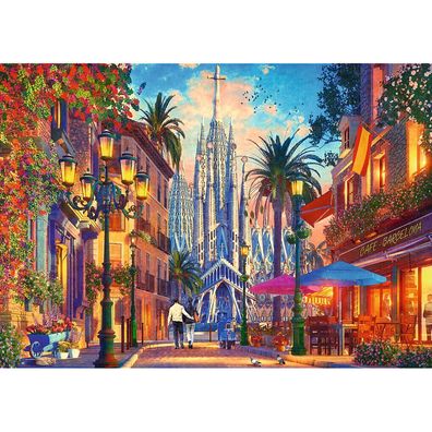 TREFL Puzzle Barcelona, Spanien 1000 Teile
