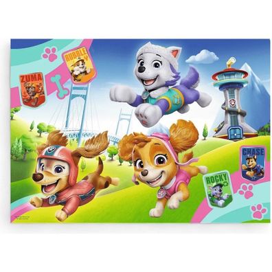 Glitzer-Puzzle - 100 Teile - Paw Patrol - Glänzende Welpen - Trefl 14835